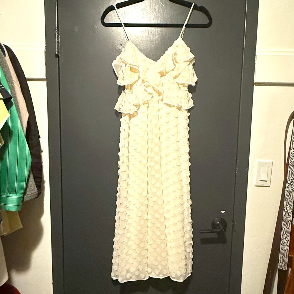 Zimmerman Appliquéd  Georgette Midi Dress Size 00